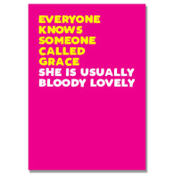 Personalised Everyone Knows Pink Card